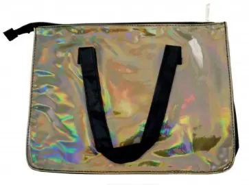 Папка для документов А4 "ГРАФИТОВАЯ ГОЛОГРАФИЧЕСКАЯ" (48969) обложка книги