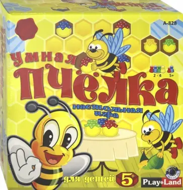 Настольная игра "Умная пчелка". А-828 обложка книги