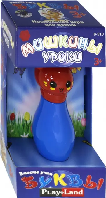 Игра Мишкины уроки: Вместе учим буквы (B-910) обложка книги