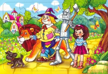 Пазл-24 В поисках изумрудного города обложка книги