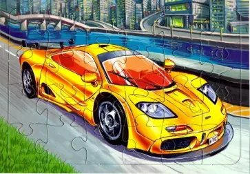 Пазл-24 "Легковой автомобиль Макларен" (П-2432) обложка книги