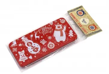 Коробочка для денег "Снеговик и мишка" (78124) обложка книги