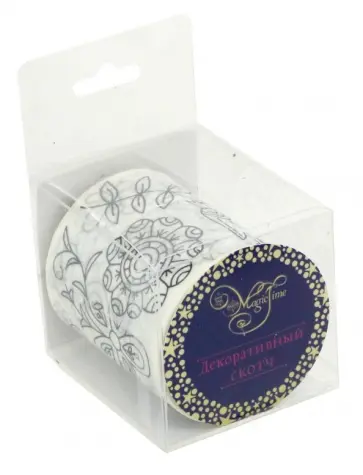 Лента самоклеющаяся для раскрашивания "Цветы" (79227) обложка книги