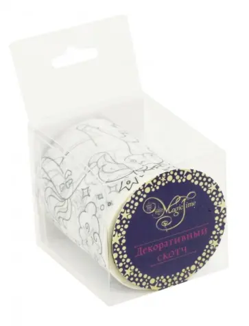 Лента самоклеющаяся для раскрашивания "Единороги" (79226) обложка книги