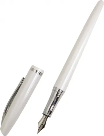 Ручка перьевая "Jazz Elegance Pearl White M" (синяя) (807081) обложка книги