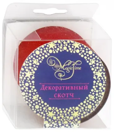 Лента самоклеющаяся "Красная" (79360) обложка книги