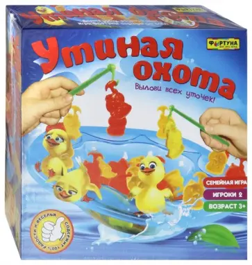 Игра настольная семейная УТИНАЯ ОХОТА (Ф87006) обложка книги