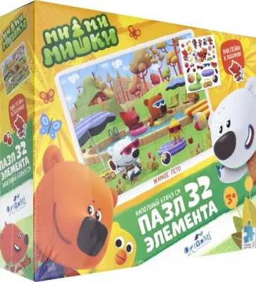 МиМиМишки. Напольный пазл-32 "Жаркое лето" (04363) обложка книги