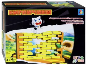 Игра настольная "Кирпичики" (Т13548) обложка книги