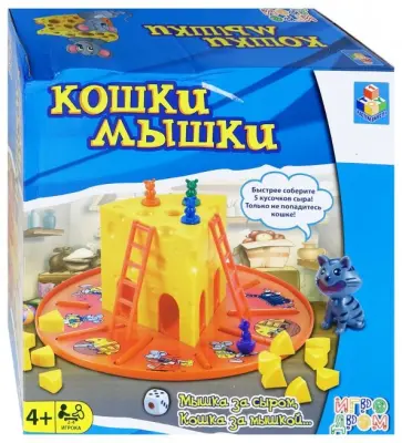 Игра настольная "Кошки-Мышки" (Т13555) обложка книги