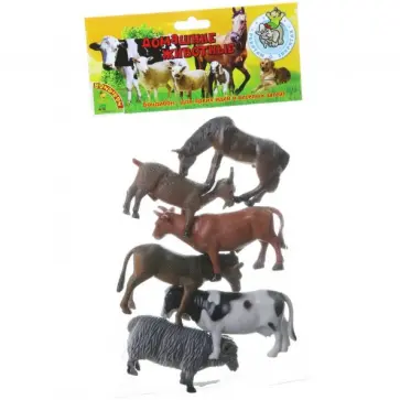 Набор животных "Домашние животные" 6 штук (ВВ1637) обложка книги