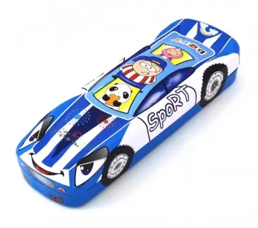 Пенал с двумя отделениями "HAPPINESS" металл (M-6282) обложка книги