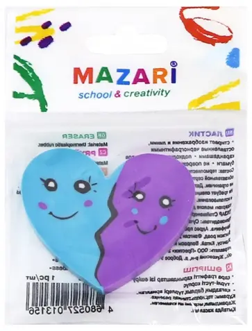 Ластик фигурный "Heartless" (M-6778) обложка книги