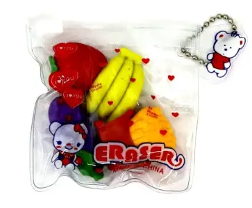 Набор ластиков "Chasnay" (4 штуки, в ассортименте) (M-6788) обложка книги