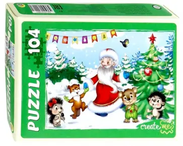 Puzzle-104 "Танцы у Ёлочки" (П104-9907) обложка книги