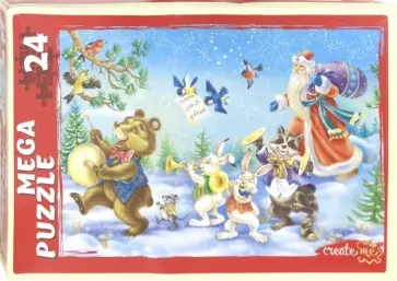 Puzzle-24 Новогодние песенки (ПМ-6983) обложка книги