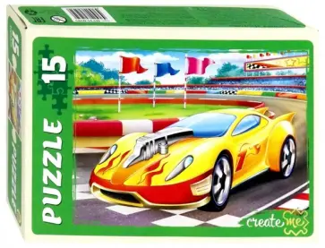 MAXI Puzzle-15 "Желтая тачка" (ПУ15-0595) обложка книги