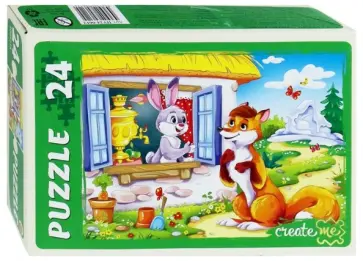 MAXI Puzzle-24 "Заюшкина избушка" (ПУ24-0612) обложка книги