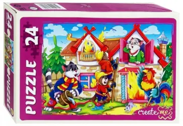 MAXI Puzzle-24 "Кошкин дом" (ПУ24-0605) обложка книги