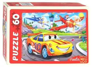Puzzle-60 "Тачка и самолеты" (ПУ60-0628) обложка книги