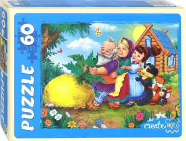 Puzzle-60 Репка (П60-9019) обложка книги