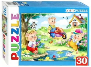 Artpuzzle-30 "Три поросенка" (ПА-4519) обложка книги