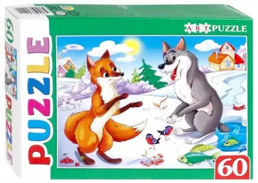 Artpuzzle-60 "Лисичка-сестричка и волк" (ПА-4529) обложка книги