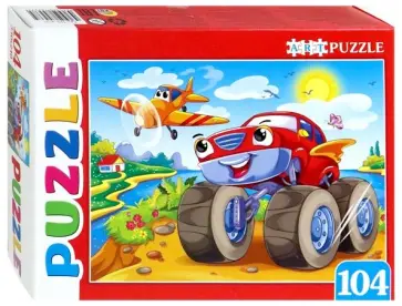 Artpuzzle-104 "Суперджип и самолет" (ПА-4537) обложка книги