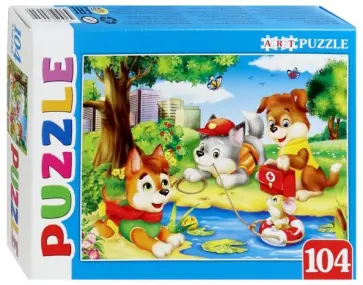 Artpuzzle-104 "ЩЕНКИ И МЫШОНОК" (ПА-4539) обложка книги