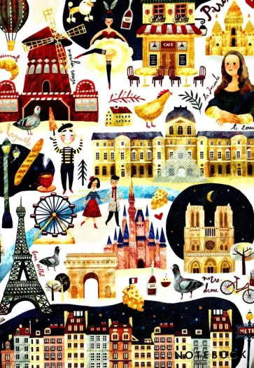 Тетрадь 30 листов, клетка, А4, кремовые страницы "Paris" (1100095) Тетрадь 30 листов, клетка, А4, кремовые страницы "Paris" (1100095) обложка книги