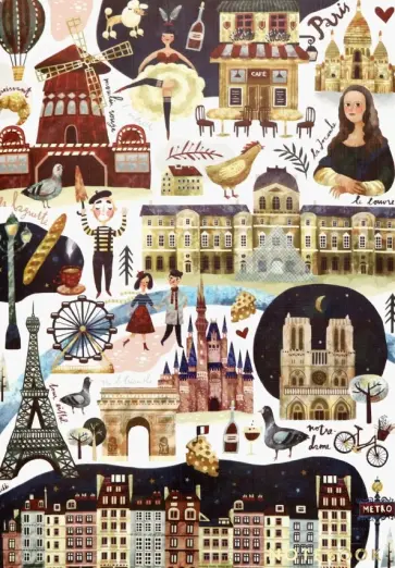 Тетрадь "Paris" (24 листов, А5, в точку, кремовые страницы) (1100506) Тетрадь "Paris" (24 листов, А5, в точку, кремовые страницы) (1100506) обложка книги