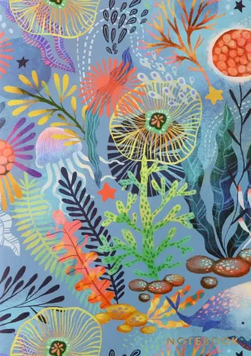 Тетрадь 30 листов, А4, клетка, кремовые страницы, Sea (1100110) Тетрадь 30 листов, А4, клетка, кремовые страницы, Sea (1100110) обложка книги