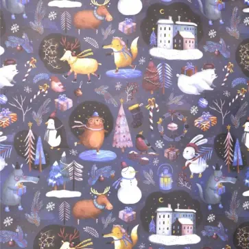 Бумага упаковочная "Зима" (1083723) Бумага упаковочная "Зима" (1083723) обложка книги