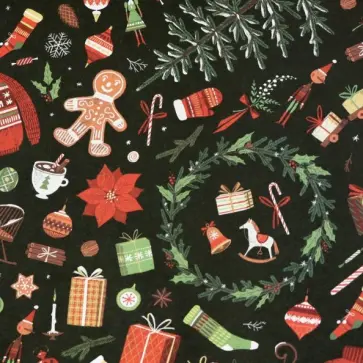 Бумага упаковочная "Dark Xmas" (1099095) Бумага упаковочная "Dark Xmas" (1099095) обложка книги