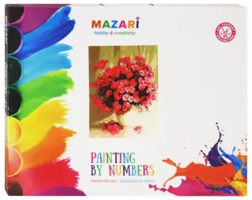 Картина по номерам "ЦВЕТЫ" 40х50см (M-10054) обложка книги