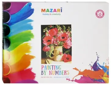 Картина по номерам "ЦВЕТЫ" 40х50см (M-10055) обложка книги