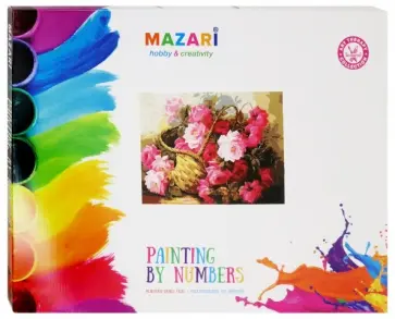 Картина по номерам "ЦВЕТЫ" 40х50см (M-10066) обложка книги