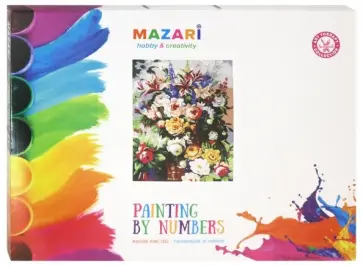 Картина по номерам "ЦВЕТЫ" 40х50см (M-10072) обложка книги