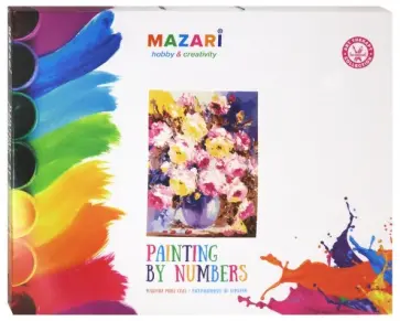 Картина по номерам "ЦВЕТЫ" 40х50см (M-10074) обложка книги