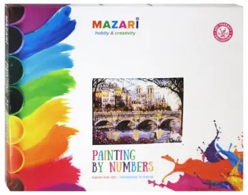 Картина по номерам "ЖИЗНЬ ГОРОДА" 40х50см (M-10087) обложка книги