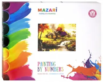 Картина по номерам "ЛАНДШАФТЫ" 40х50см (M-10088) обложка книги