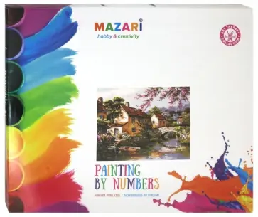 Картина по номерам "ПЕЙЗАЖИ" 40х50см (M-10108) обложка книги