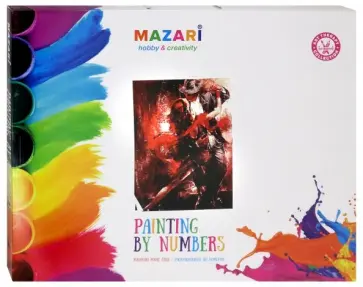 Картина по номерам "ОБРАЗЫ" 40х50см (M-10125) обложка книги