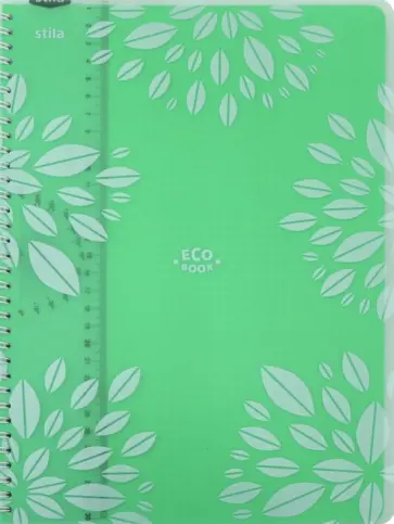 Тетрадь 96 листов, А4 "ECO BOOK" мятная (84002) Тетрадь 96 листов, А4 "ECO BOOK" мятная (84002) обложка книги