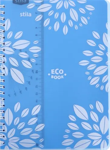 Тетрадь 96 листов, А5 "ECO BOOK" голубая (84005) Тетрадь 96 листов, А5 "ECO BOOK" голубая (84005) обложка книги