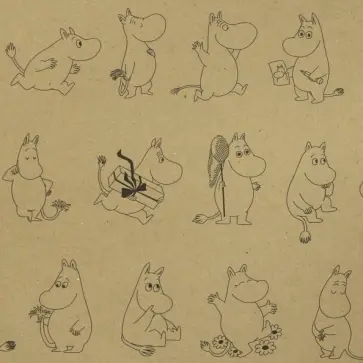 Бумага упаковочная "Муми-тролль" (1096573) Бумага упаковочная "Муми-тролль" (1096573) обложка книги