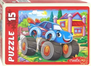Maxi Puzzle-15 "Синий джип" (ПУ15-0591) обложка книги