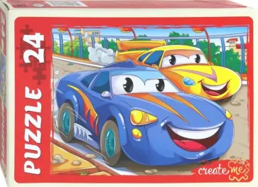 Maxi Puzzle-24 "Стремительные тачки" (ПУ24-0613) обложка книги