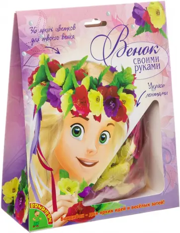 Набор для творчества "Цветочный венок" (ВВ3225) обложка книги