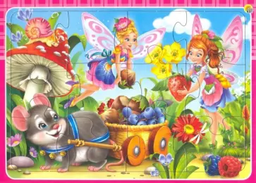 Пазл-рамка-12 "Феи-помощницы" (П-0458) обложка книги